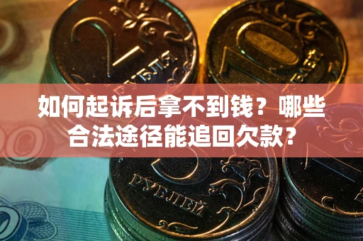 武汉如何起诉后拿不到钱？哪些合法途径能追回欠款？