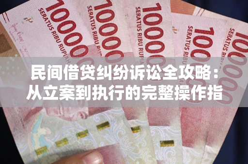 武汉民间借贷纠纷诉讼全攻略：从立案到执行的完整操作指南