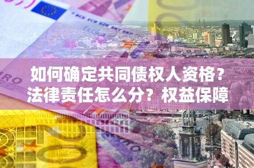 武汉如何确定共同债权人资格？法律责任怎么分？权益保障技巧揭秘！