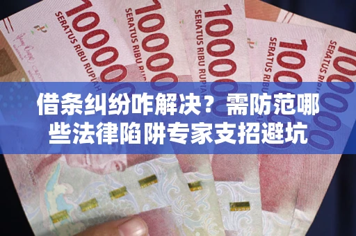 武汉借条纠纷咋解决？需防范哪些法律陷阱专家支招避坑