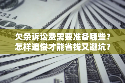 武汉欠条诉讼费需要准备哪些？怎样追偿才能省钱又避坑？