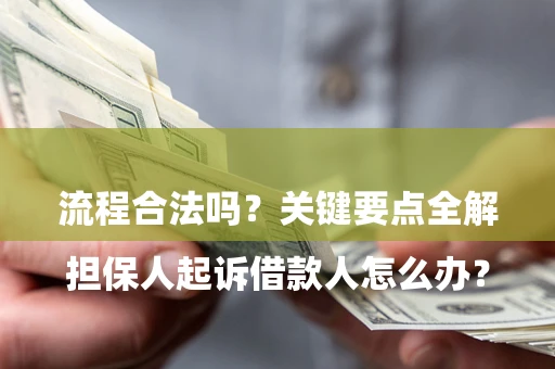 武汉

担保人起诉借款人怎么办？流程合法吗？关键要点全解析