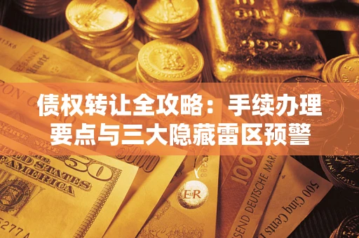武汉债权转让全攻略：手续办理要点与三大隐藏雷区预警