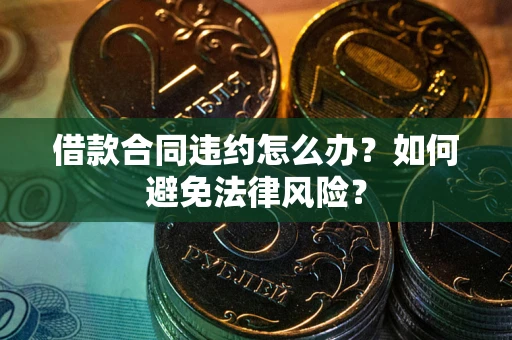 武汉借款合同违约怎么办？如何避免法律风险？